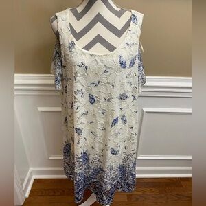Avenue Cold Shoulder Dress 14/16 NWT
